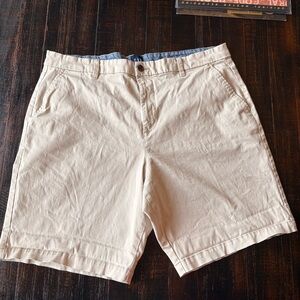GAP Men's Cream Flat Front Shorts